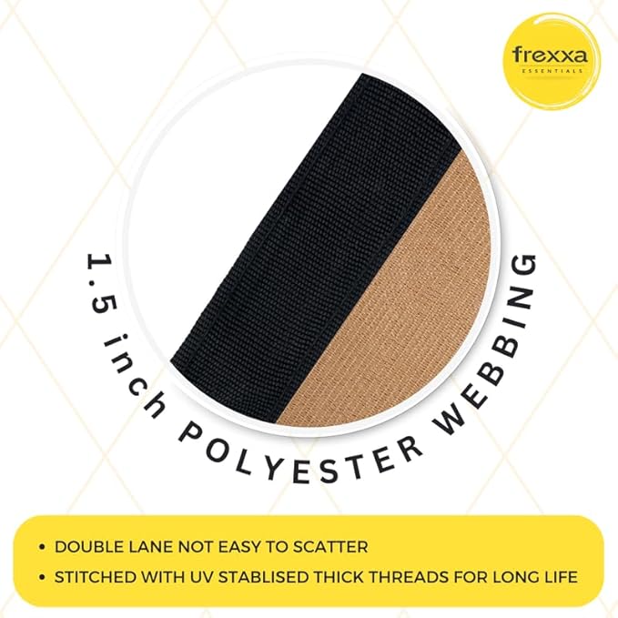 Polyester Webbing (90% SUN & UV Blockage) Beige