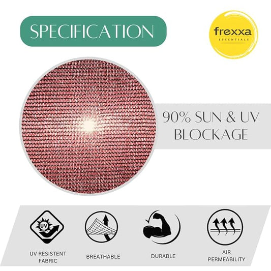 90% SUN & UV Blockage Maroon