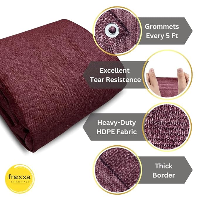 90% SUN & UV Blockage Maroon