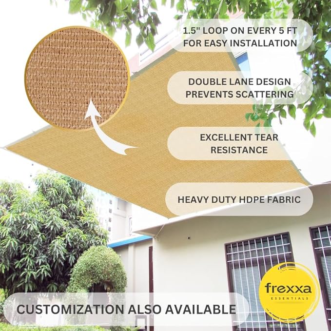 Cotton Webbing (90% SUN & UV Blockage) Beige