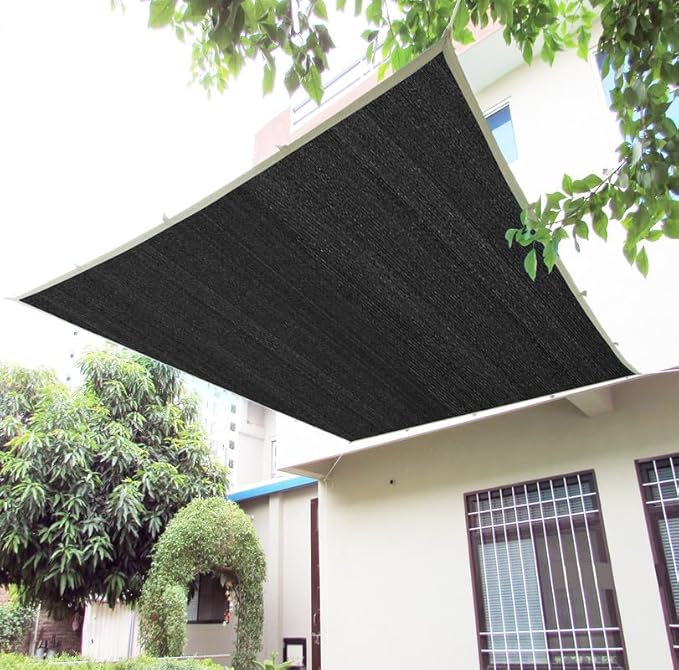 Cotton Webbing (90% SUN & UV Blockage) Black