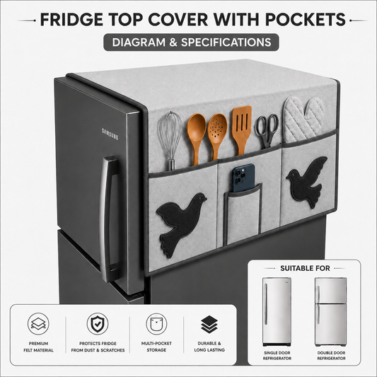 Fridge Top Cover Grey