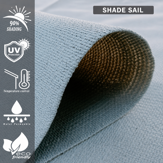 Sun Shade Sail Triangle (90% SUN & UV Blockage) Grey