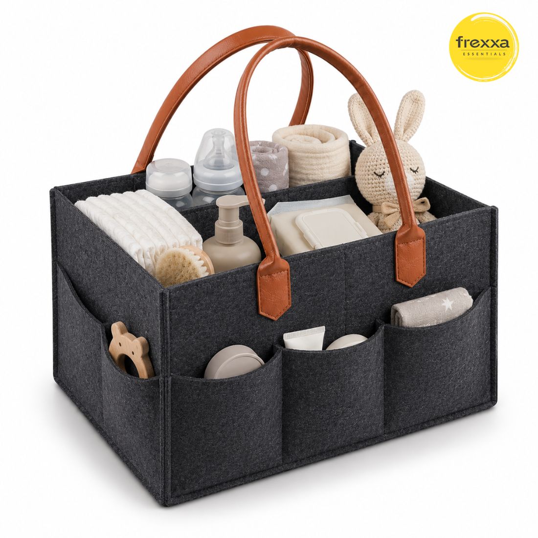 Diaper Caddy Organiser bag (Black)