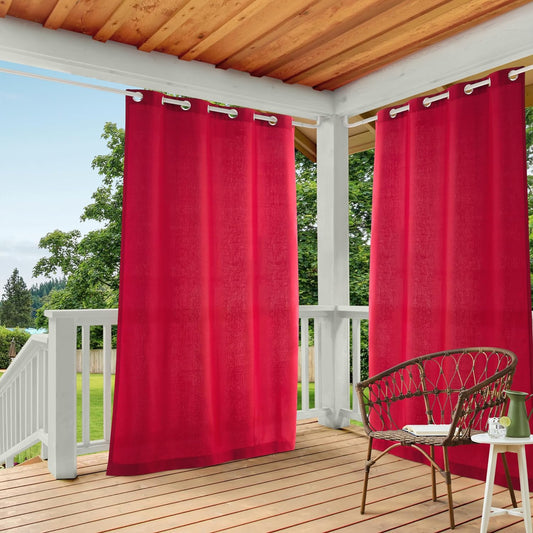 Water-Proof Curtain Maroon