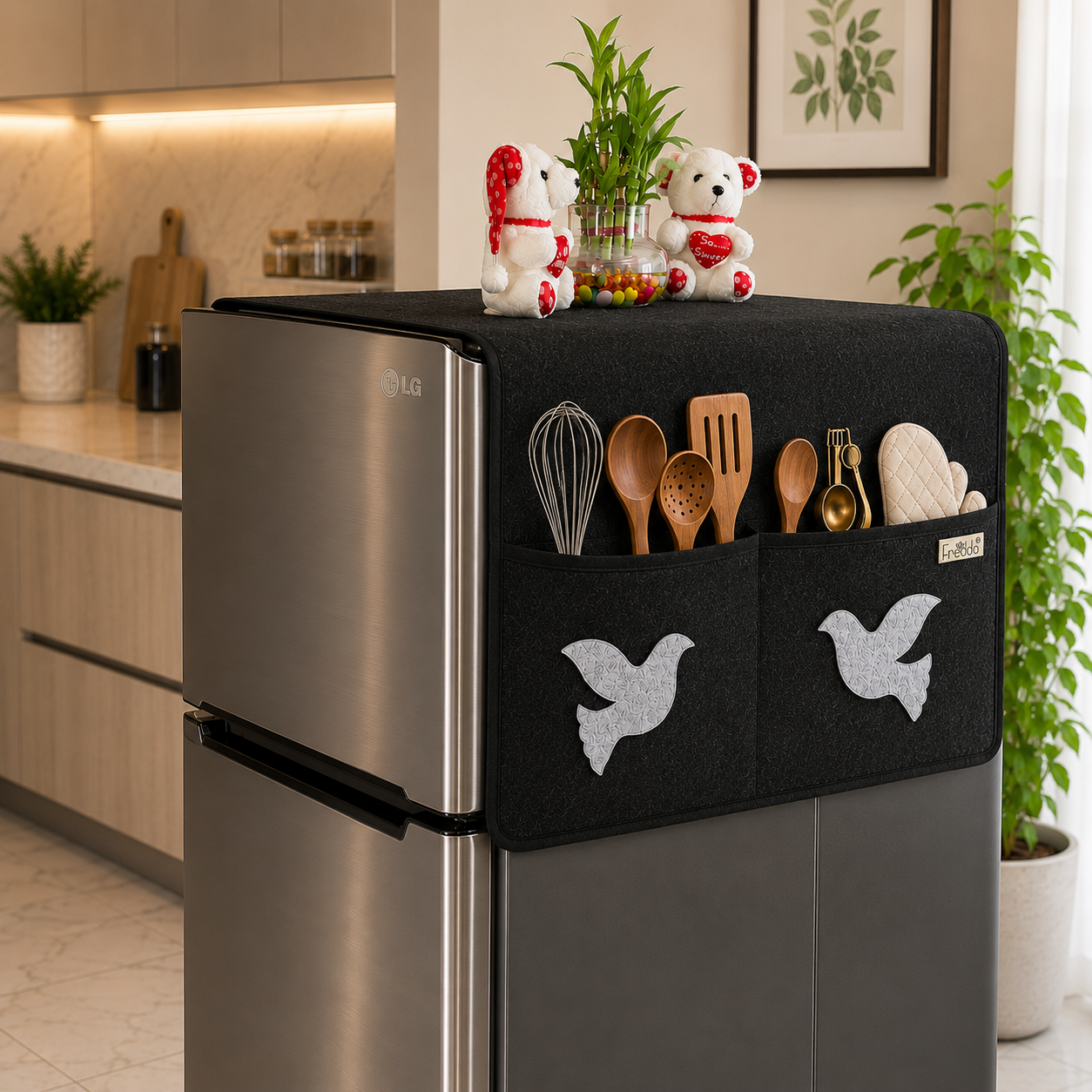 Fridge Top Cover Black