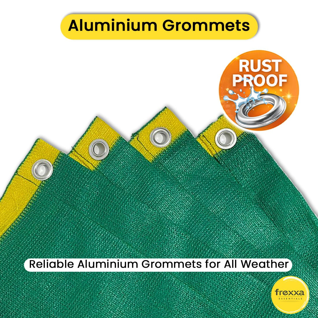 HDPE Fabric Sun Shade Net 75% Protection from Sun & UV Rays Ideal for Car Parking, Outdoor Garden, Balcony, Terrace (Green)