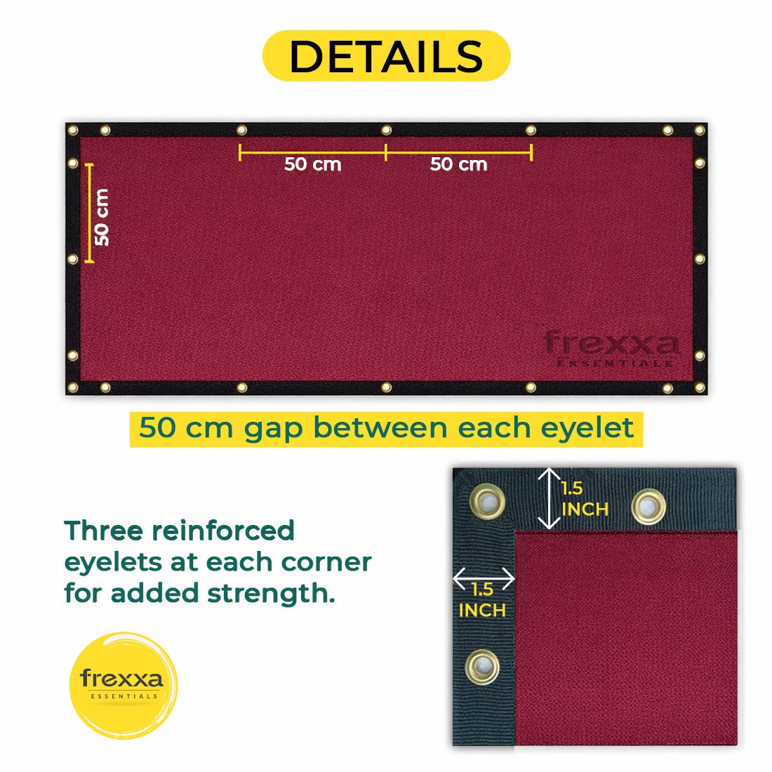 Fencing Net Maroon