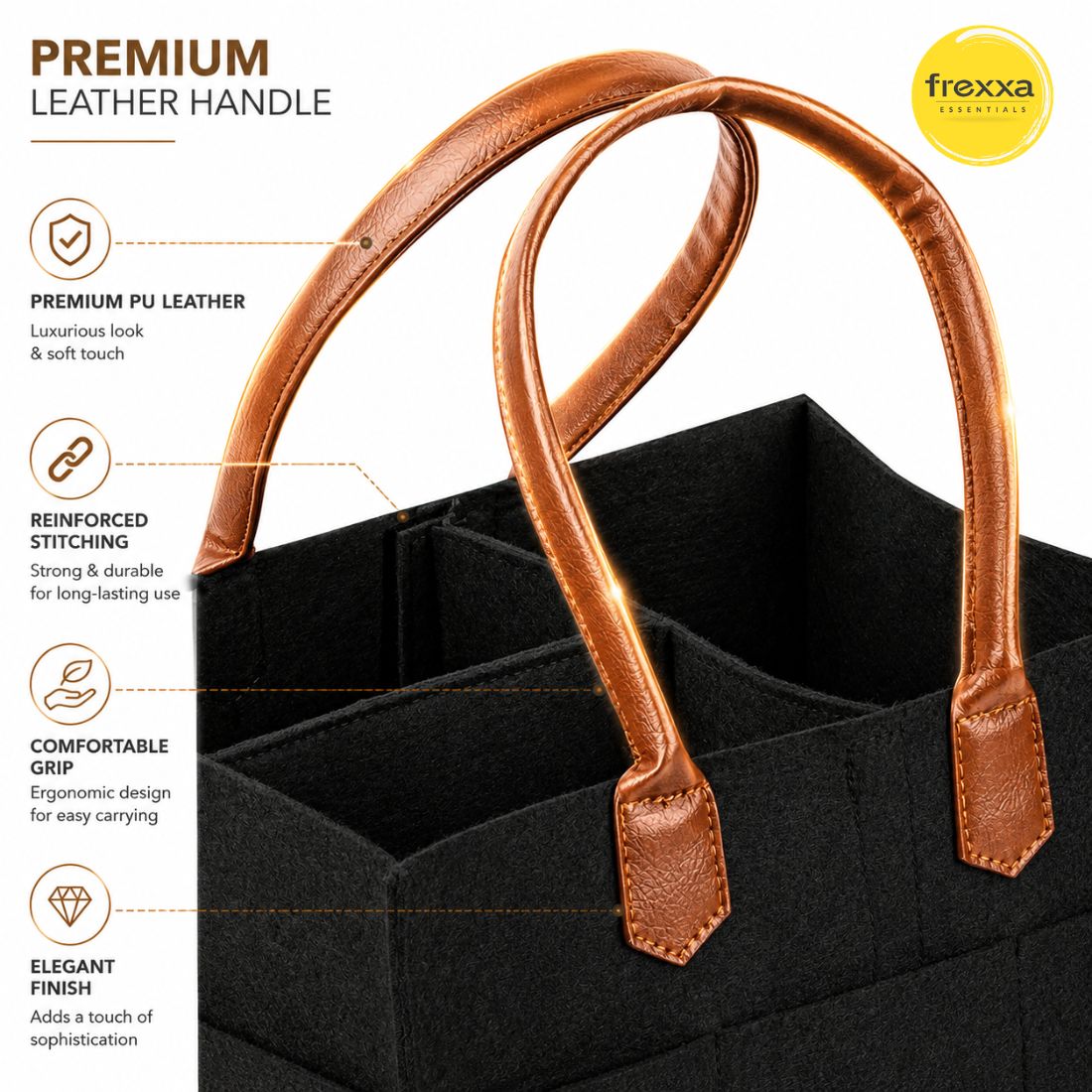 Diaper Caddy Organiser bag (Black)