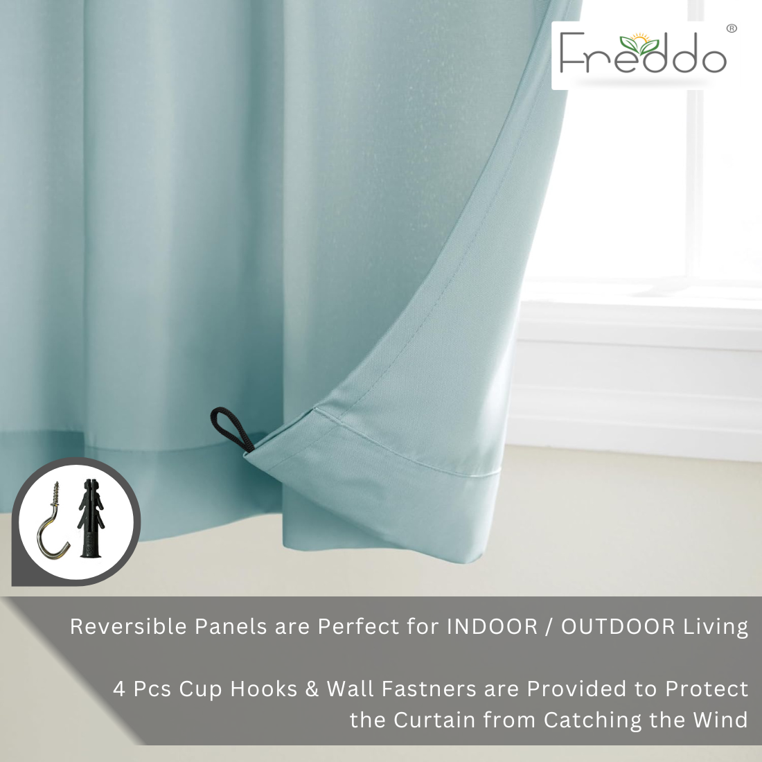 Water-Proof Curtain Grey