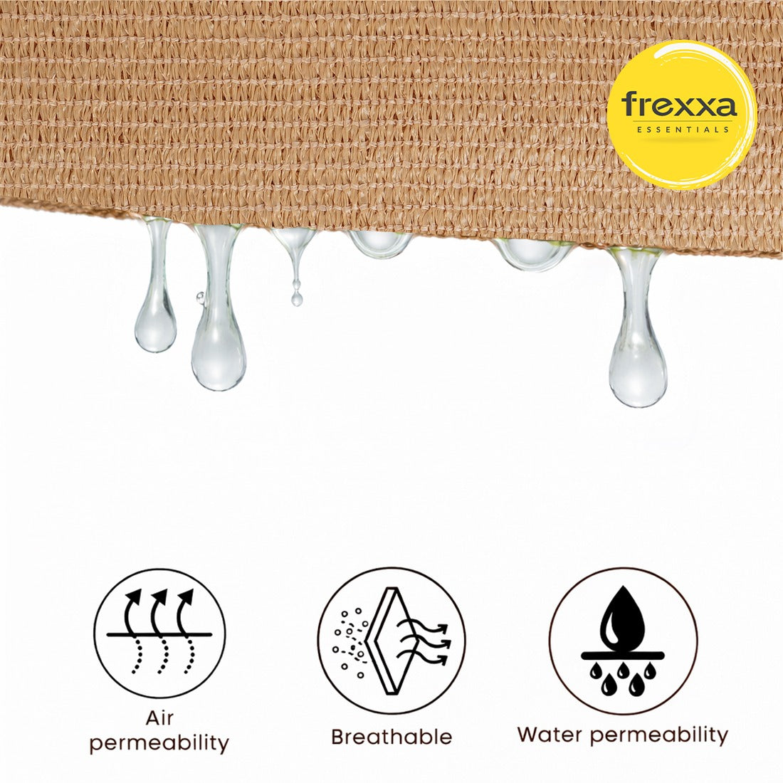 Sun Shade Sail Triangle (90% SUN & UV Blockage) Beige