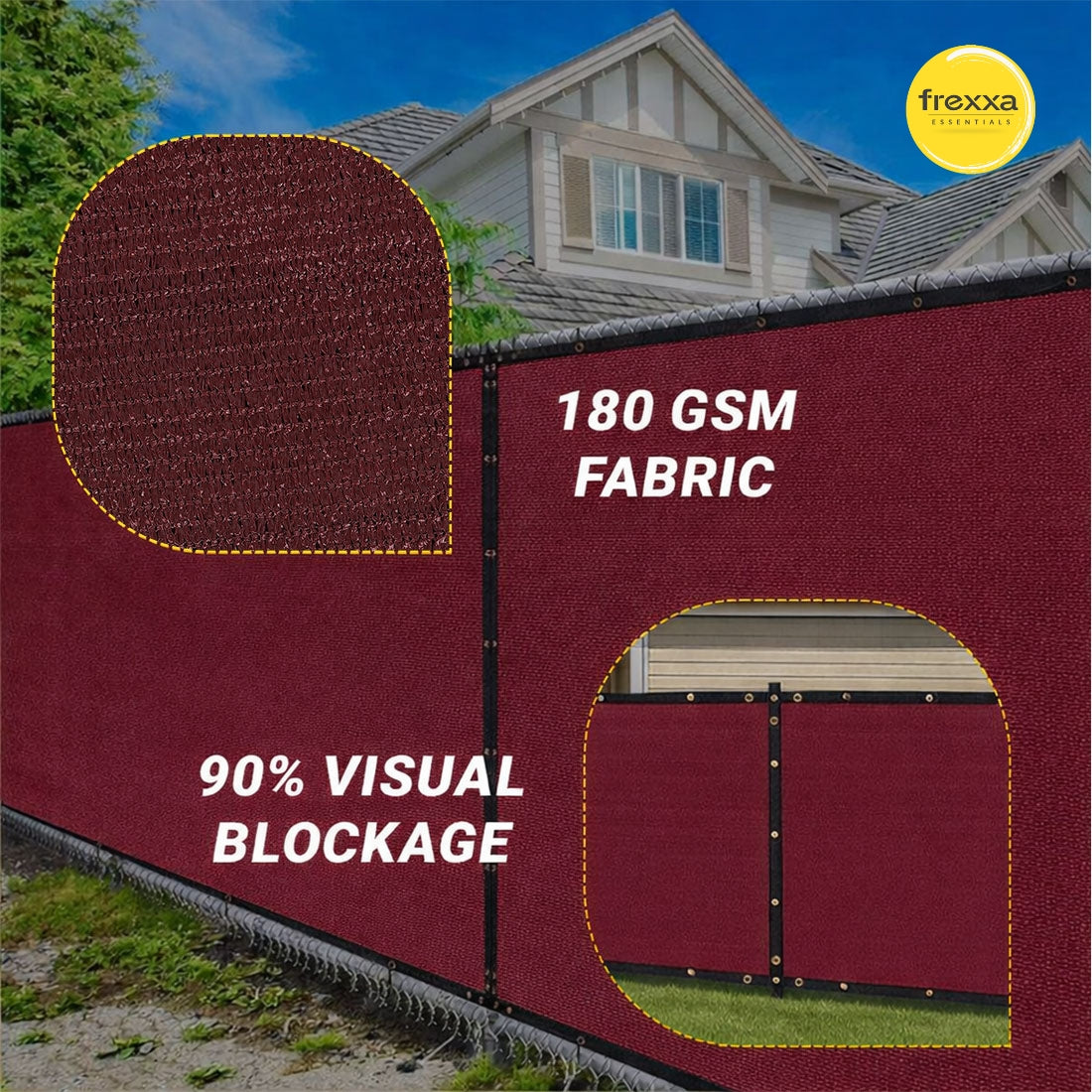 Fencing Net Maroon