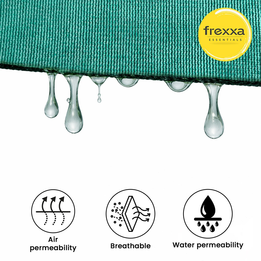 Sun Shade Sail (90% SUN & UV Blockage) Green Black
