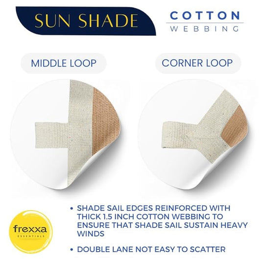 Cotton Webbing (90% SUN & UV Blockage) Beige