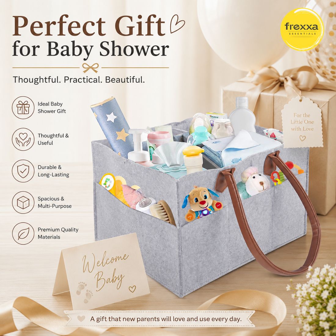 Diaper Caddy Organiser Bag (Grey)