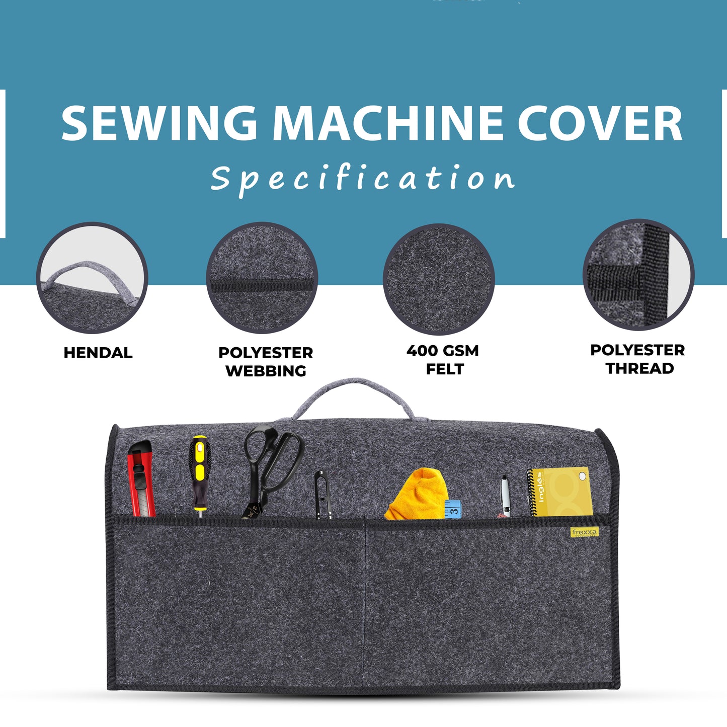 Sewing Machine Cover Black