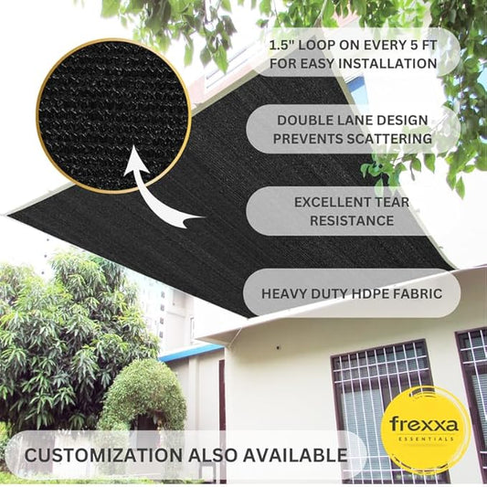 Cotton Webbing (90% SUN & UV Blockage) Black