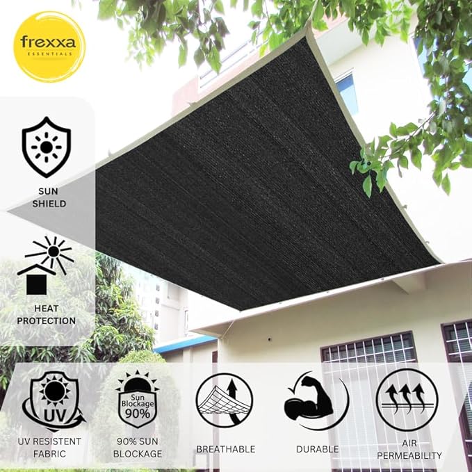 Cotton Webbing (90% SUN & UV Blockage) Black