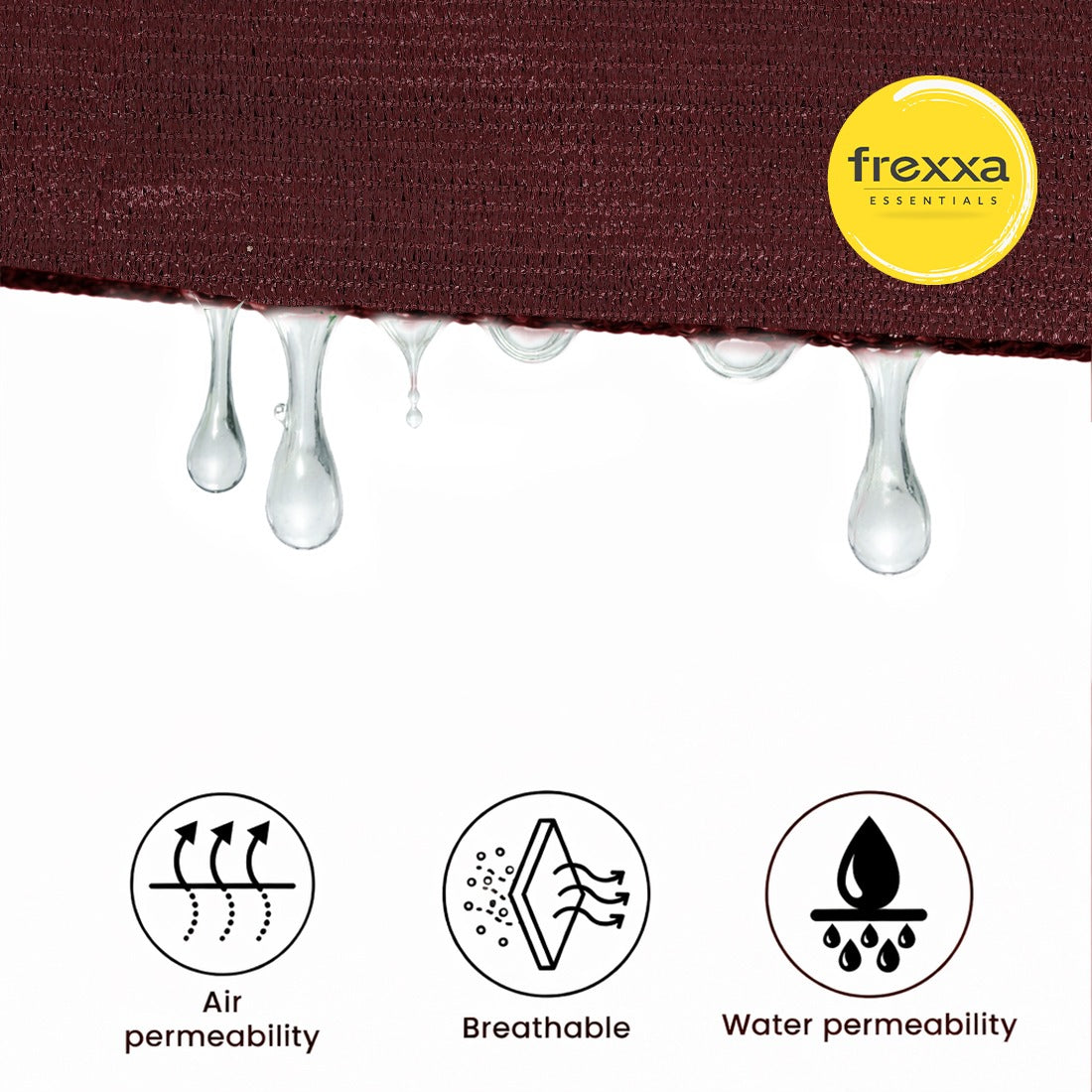 Sun Shade Sail Triangle (90% SUN & UV Blockage) Maroon
