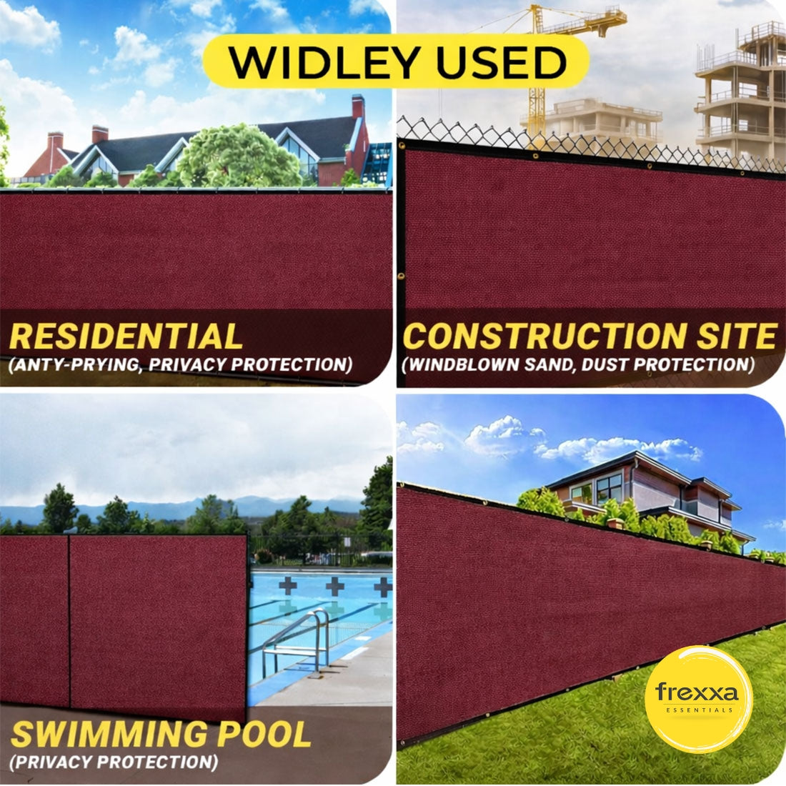 Fencing Net Maroon