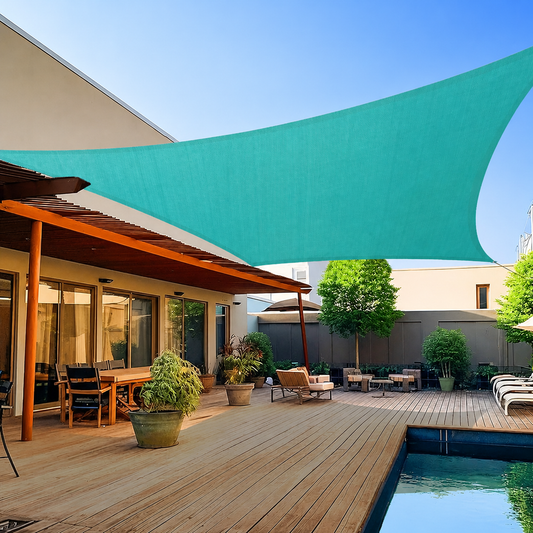 Sun Shade Sail (90% SUN & UV Blockage) Green
