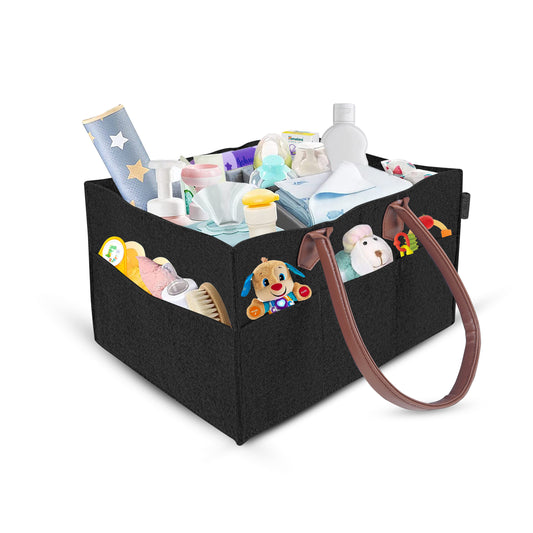 Diaper Caddy Black