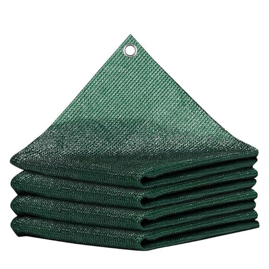 Sun Shade Net 90% Sun & UV Blockage with alluminium Eyelet (Green Black)