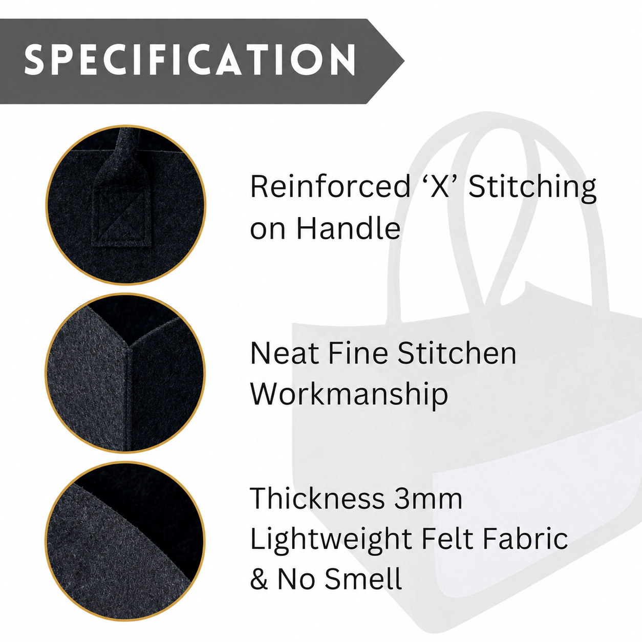 Re-Usable Bag Dark Grey
