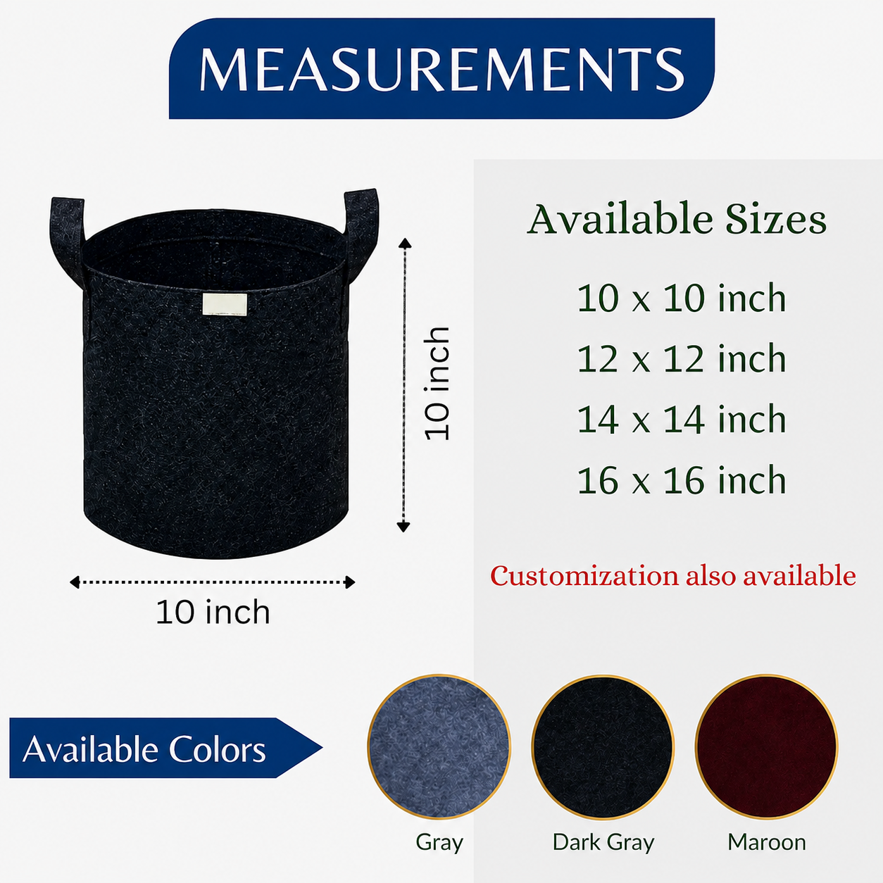Round Black
