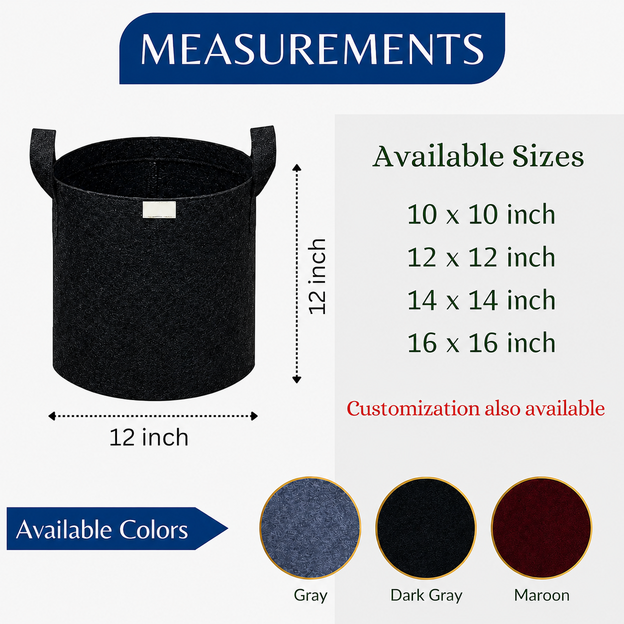 Round Black